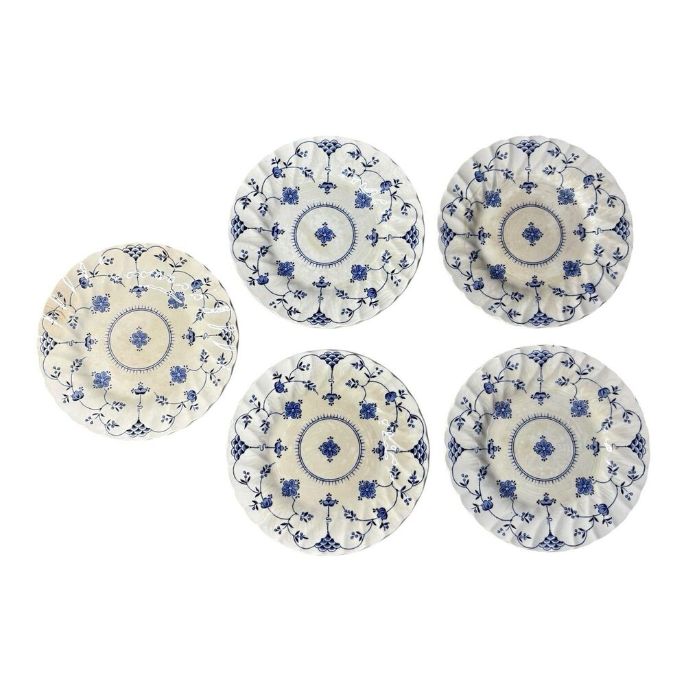 Myott Finlandia Ceramic 6-3/4" Salad/Dessert Plates - Set of 5